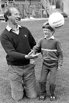 00245 Gallery: Not bad, but he can t head a ball yet - Newcastle United manager Jack Charlton puts