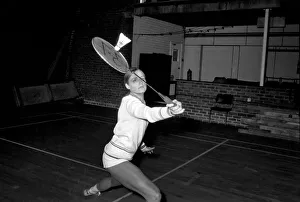 Badminton. Champion. Gillian Gilks. March 1975 75-01482-010 Badminton. Champion. Gillian Gilks. March 1975 75-01482-010