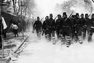 Balkans War October 1912 Young Turkish soldiers on the march Balkans War October 1912 Young Turkish soldiers on the march