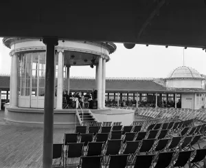 The bandstand on the Hastings Pier. 20th May 1956 The bandstand on the Hastings Pier. 20th May 1956