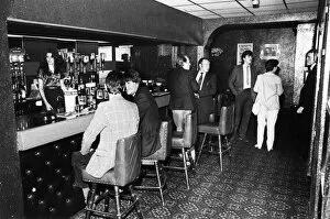 Nightclubs Gallery: Bar at Cagneys Club, Fraser Street, Liverpool, Circa 1985