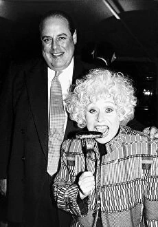 Images Dated 19th October 1992: Barbara Windsor Actress Carry On Films with the food minister Nicholas Soames at