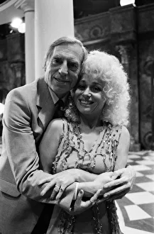 Barbara Windsor on the set of a TV show with Larry Grayson. 23rd May 1984 Barbara Windsor on the set of a TV show with Larry Grayson. 23rd May 1984