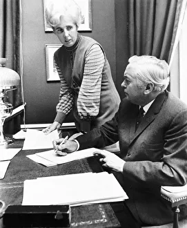 Baroness Falkender October 1972 Harold Wilson British Prime Minister with Marcia Baroness Falkender October 1972 Harold Wilson British Prime Minister with Marcia