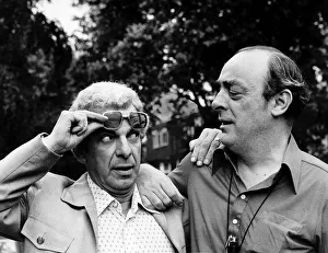 Barry Cryer Comedian and Writer with fellow scriptwriter John Junkin who wrote as a team Barry Cryer Comedian and Writer with fellow scriptwriter John Junkin who wrote as a team