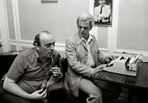 Barry Cryer and John Junkin - June 1978 scriptwriters for the new Morecambe Barry Cryer and John Junkin - June 1978 scriptwriters for the new Morecambe