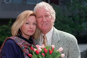 Barry Foster Actor star of new TV series Van Der Valk 1990 with Meg Davis Barry Foster Actor star of new TV series Van Der Valk 1990 with Meg Davis