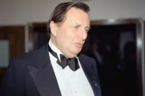 Barry Humphries at a gala dinner in aid of the AIDS Crisis Trust in Whitehall Barry Humphries at a gala dinner in aid of the AIDS Crisis Trust in Whitehall
