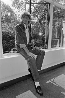 Barry Manilow at the Savoy Hotel, London. 26th August 1983