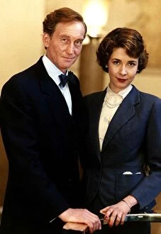 Barry Moore Actress With Actor Charles Dance April 1989 Dbase