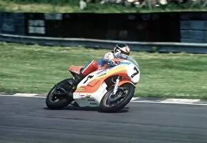Barry Sheene in action at Brands Hatch. May 1975