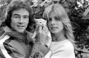 Barry Sheene: Time out for a few seconds between world champion motorcyclist Barry Sheene Barry Sheene: Time out for a few seconds between world champion motorcyclist Barry Sheene