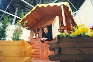 Images Dated 3rd May 1996: Former bassist of The Animals pop group Chas Chandler pictured in a garden shed during