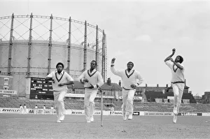 A Batsman's Nightmare at The Oval May 1976 The fearsome four from the West A Batsman's Nightmare at The Oval May 1976 The fearsome four from the West