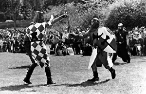 Images Dated 22nd May 1986: Battle re-enactments - A display of medieval combat at the formal opening of Prudhoe