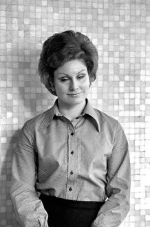 Images Dated 14th February 1975: B.B.C - 2 News Reader Angela Rippon. February 1975 75-00878