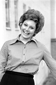 Images Dated 14th February 1975: B.B.C - 2 News Reader Angela Rippon. February 1975 75-00878-003