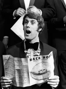 BBC TV Top of the Pops 1970 The England World Cup Football squad on Top of the Pops BBC TV Top of the Pops 1970 The England World Cup Football squad on Top of the Pops