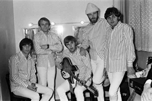 The Beach boys band members including Carl Wilson, Al Jardine, Bruce Johnston The Beach boys band members including Carl Wilson, Al Jardine, Bruce Johnston