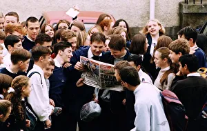 Bearsden Academy pupils read the revelations on bogus schoolboy Brian MacKinnon alias Bearsden Academy pupils read the revelations on bogus schoolboy Brian MacKinnon alias