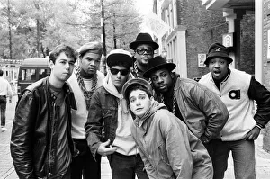 The Beastie Boys in Amsterdam with members of Run-DMC. 22nd May 1987 The Beastie Boys in Amsterdam with members of Run-DMC. 22nd May 1987