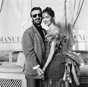Former Beatles drummer Ringo Starr poses with his wife Barbara at Fashion Aid Former Beatles drummer Ringo Starr poses with his wife Barbara at Fashion Aid