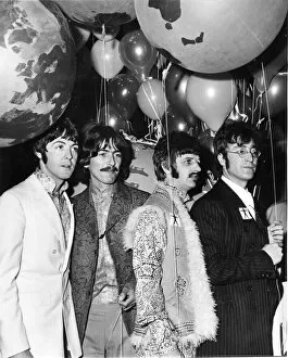 Abbey Road Gallery: The Beatles meet the press at Abbey Road Studios in London before their appearance
