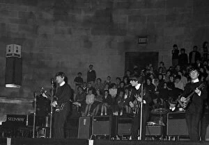 00106 Gallery: The Beatles performing on stage at a Sheffield concert 2nd November 1963