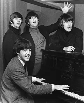 The Beatles back stage at the ABC Cinema in Ferensway, Hull. 24th November 1963 The Beatles back stage at the ABC Cinema in Ferensway, Hull. 24th November 1963