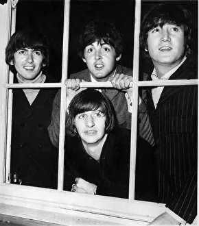 01228 Gallery: The Beatles at Twickenham Film Studios. The Beatles hold a news press