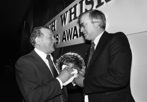 Award Ceremonies Gallery: Bells Scotch Whisky Football Managers Awards. Leicester City manager Jock Wallace who won