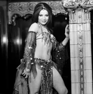 Images Dated 20th December 1974: Belly Dancer Soraya Ravensdale. December 1974 74-7550-011