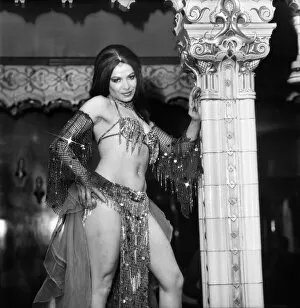 Images Dated 20th December 1974: Belly Dancer Soraya Ravensdale. December 1974 74-7550-005