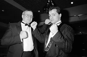 A benefit evening for Kostas Petrou (right) at The Albany saw him shaping up to Paddy A benefit evening for Kostas Petrou (right) at The Albany saw him shaping up to Paddy