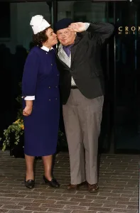 Images Dated 1st February 1992: Benny Hill comedian leaves hospital