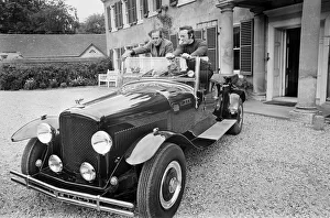 The Bentley Car, being driven by enthusiasts in the Berkshire area on Britain during an The Bentley Car, being driven by enthusiasts in the Berkshire area on Britain during an