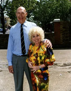 Images Dated 30th June 1992: Bernard Bresslaw Actor Carry on Films died from a heart attack with Barbara Windsor