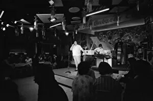 Images Dated 20th September 1978: Bernard Manning performing at The Embassy Club in Manchester