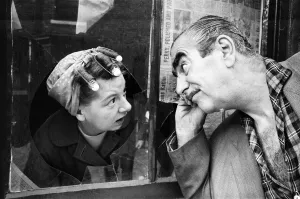 Images Dated 5th August 1971: Bernard Youens and Jean Alexander who play Stan Ogden and wife Hilda in Granada TV'
