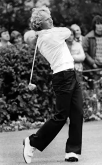 Bernhard Langer, drives off on his third round August 1981 P009747 Bernhard Langer, drives off on his third round August 1981 P009747