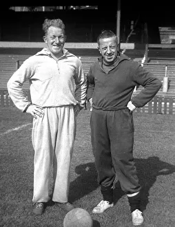 Core61 Gallery: Bert Whalley and United assistant manager Jimmy Murphy October 1955