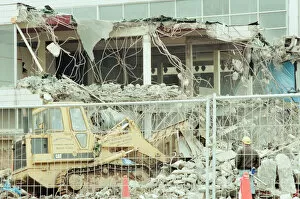Images Dated 15th November 1996: Berwick Hills Baths, Middlesbrough, 15th November 1996. Building Demolition