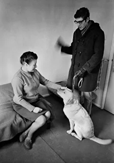 Betty Hunter of Bristol, who is blind, meeting for the first time Corri Betty Hunter of Bristol, who is blind, meeting for the first time Corri