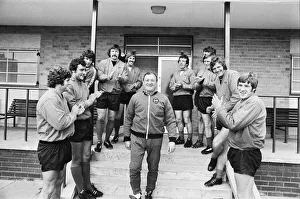 A big welcome to new Liverpool manager Bob Paisley from his players before his first A big welcome to new Liverpool manager Bob Paisley from his players before his first