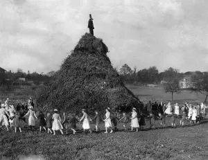 One of the biggest bonfires to be burnt is the huge 50 ft One of the biggest bonfires to be burnt is the huge 50 ft