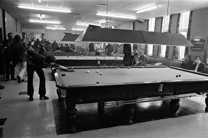 Images Dated 12th May 1974: The billiards room at Eston Institute, a social club in Middlesbrough. May 1974