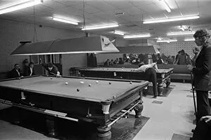 Images Dated 12th May 1974: The billiards room at Eston Institute, a social club in Middlesbrough. May 1974