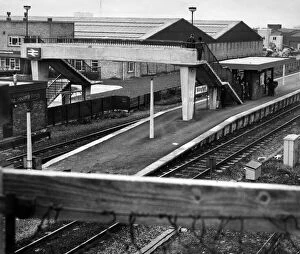 Images Dated 29th January 1972: Billingham Railway Station, North Yorkshire, 29th January 1972