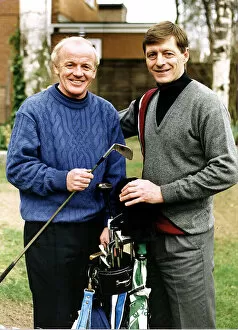 Images Dated 25th April 1992: Billy Bremner and Allan Clarke - Ex Leeds players
