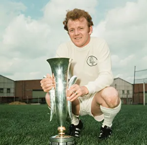 Billy Bremner with the Inter Cities Fair Cup June 1971 Billy Bremner with the Inter Cities Fair Cup June 1971